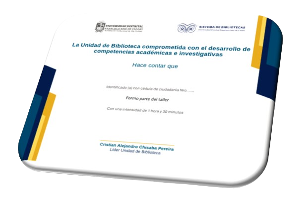certificado de asistencia